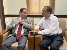  ICAR ৰ নৱ নিযুক্ত সঞ্চালক প্ৰধান ড০ হিমাংশু পাঠকক সাক্ষাৎ কৃষি জাগৰণৰ