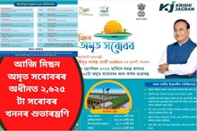 প্ৰতিখন জিলাত ৭৫ টাকৈ পুখুৰী খান্দিব ৰাজ্য চৰকাৰে