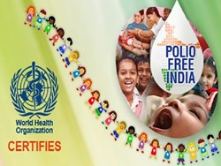 Polio free India