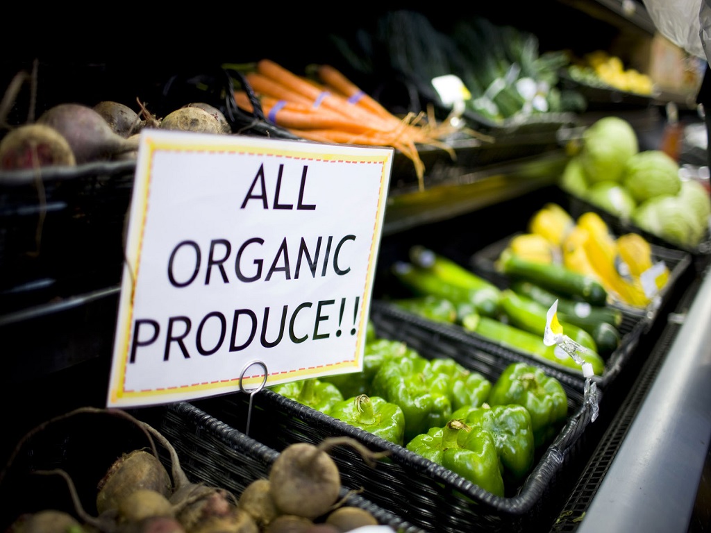 Organic Food available in Supermarket