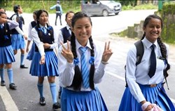 Sanitary pad for Sikkim School Girl