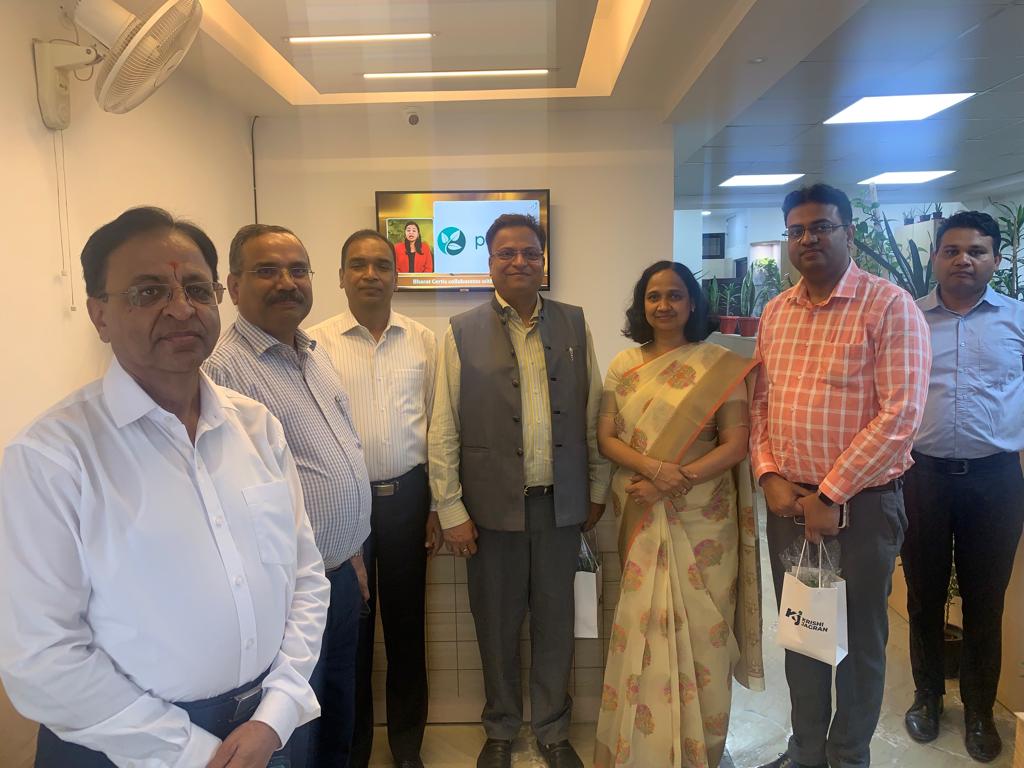 Insecticides india Limited's MD Rajesh Agarwal Visited krishi Jagran