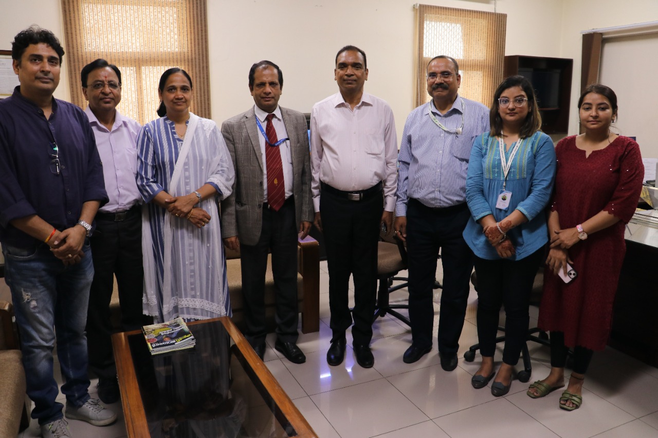 KJ Team With ICAR Director General Dr Himanshu Pathak