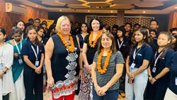 IFAJ President Lena Johanson at KJ Choupal