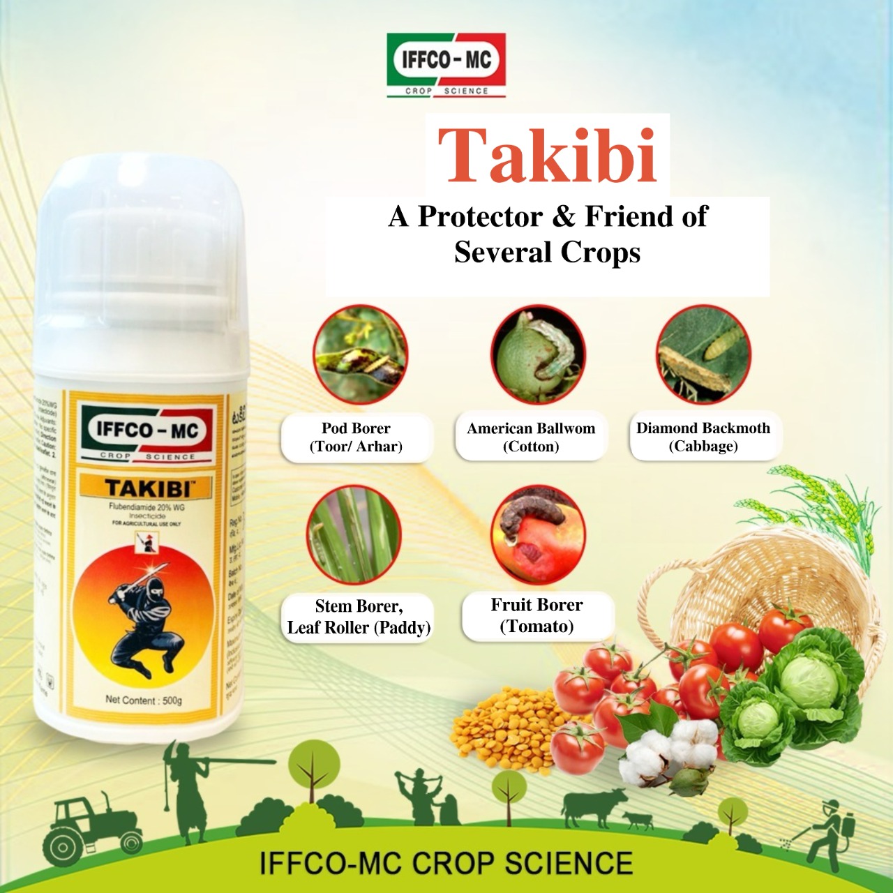 IFFCO-MC’s Takibi– good Insecticide for Farmers