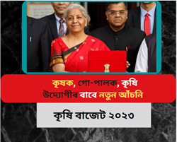 AGRICULTURE BUDGET 2023