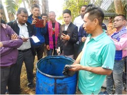 Farmers training on organic farming in Khanapara