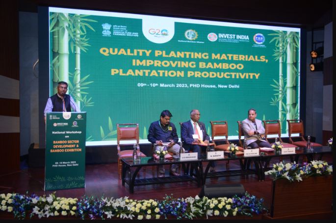 ational Workshop of Bamboo Sector Development and Bamboo Exhibition in New delhi