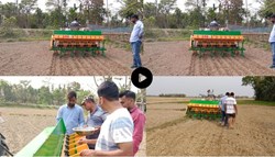 Ahu Paddy Dry DSR Sowing program under APART in Sonitpur