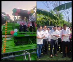 Inauguration of two offices of Agriculture Development Officer in Charaideo and distribution of combined harvesters