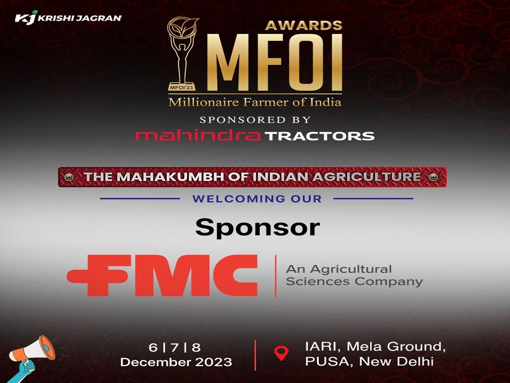 Millionaire Farmer of India Awards 2023 gets support from FMC Corporation will participate as sponsor of the program