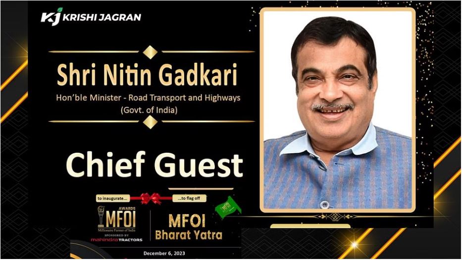 Nitin Gadkari to be the Chief Guest for 'MFOI Awards 2023'