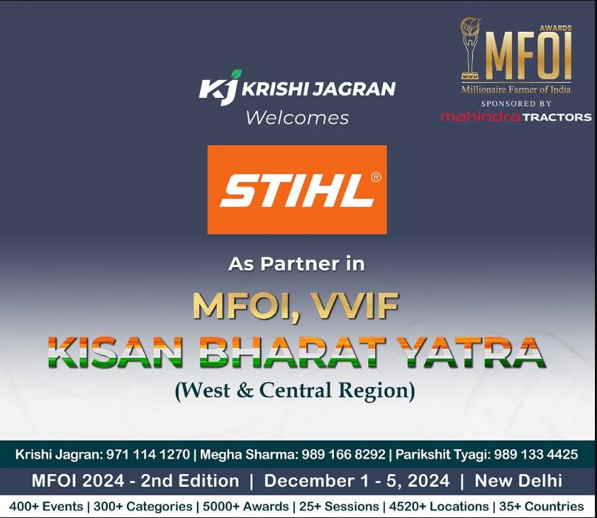 ‘MFOI, VVIF Kisan Bharat Yatra’ Joins Forces with STIHL for West and Central Regions