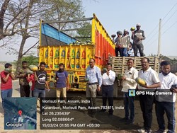 29 tones Pumpkin Export to Nepal from Assam