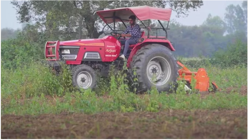 Abhishek Tyagi gets success from Mahindra arjun 605 DI tractor